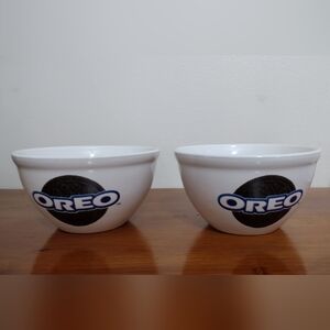 NABISCO OREO Set of 2 Ice Cream / Cereal Bowls